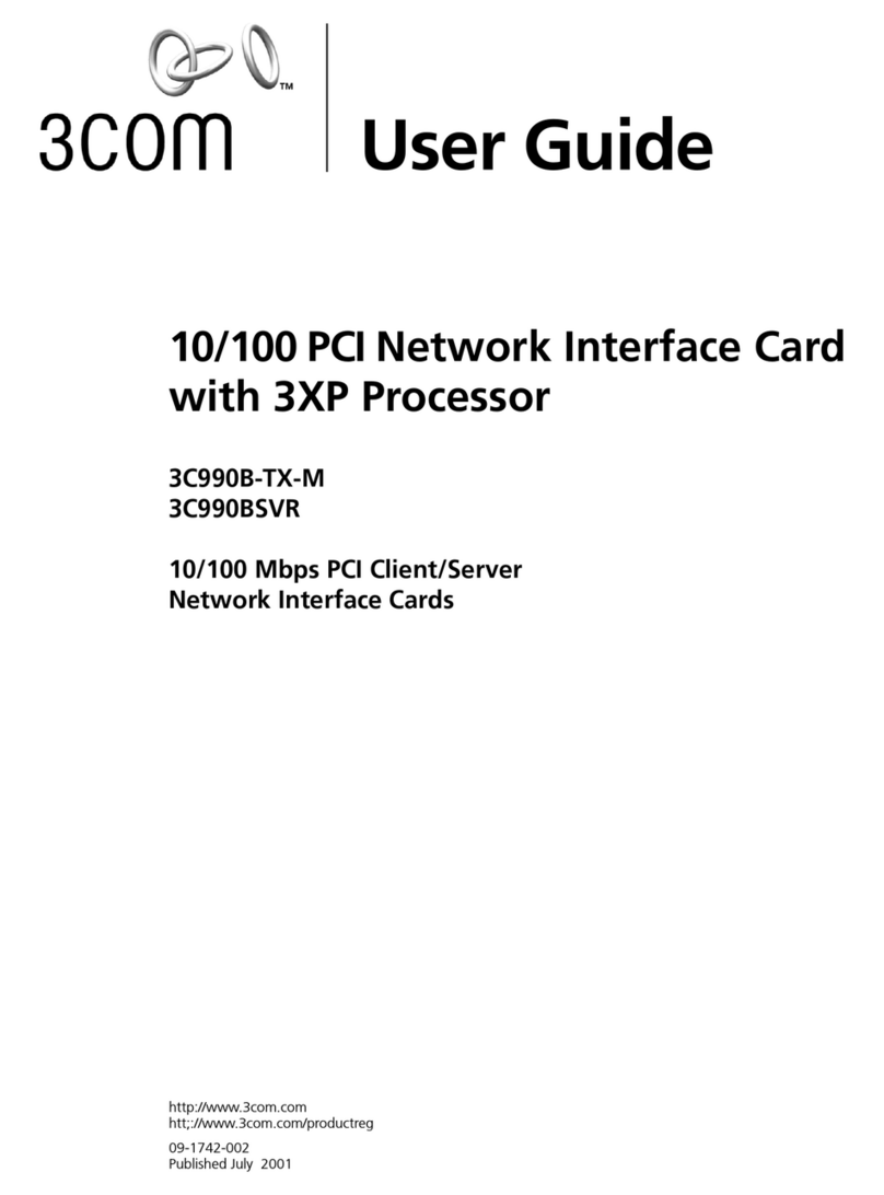 3Com 3C990B-TX-M User manual