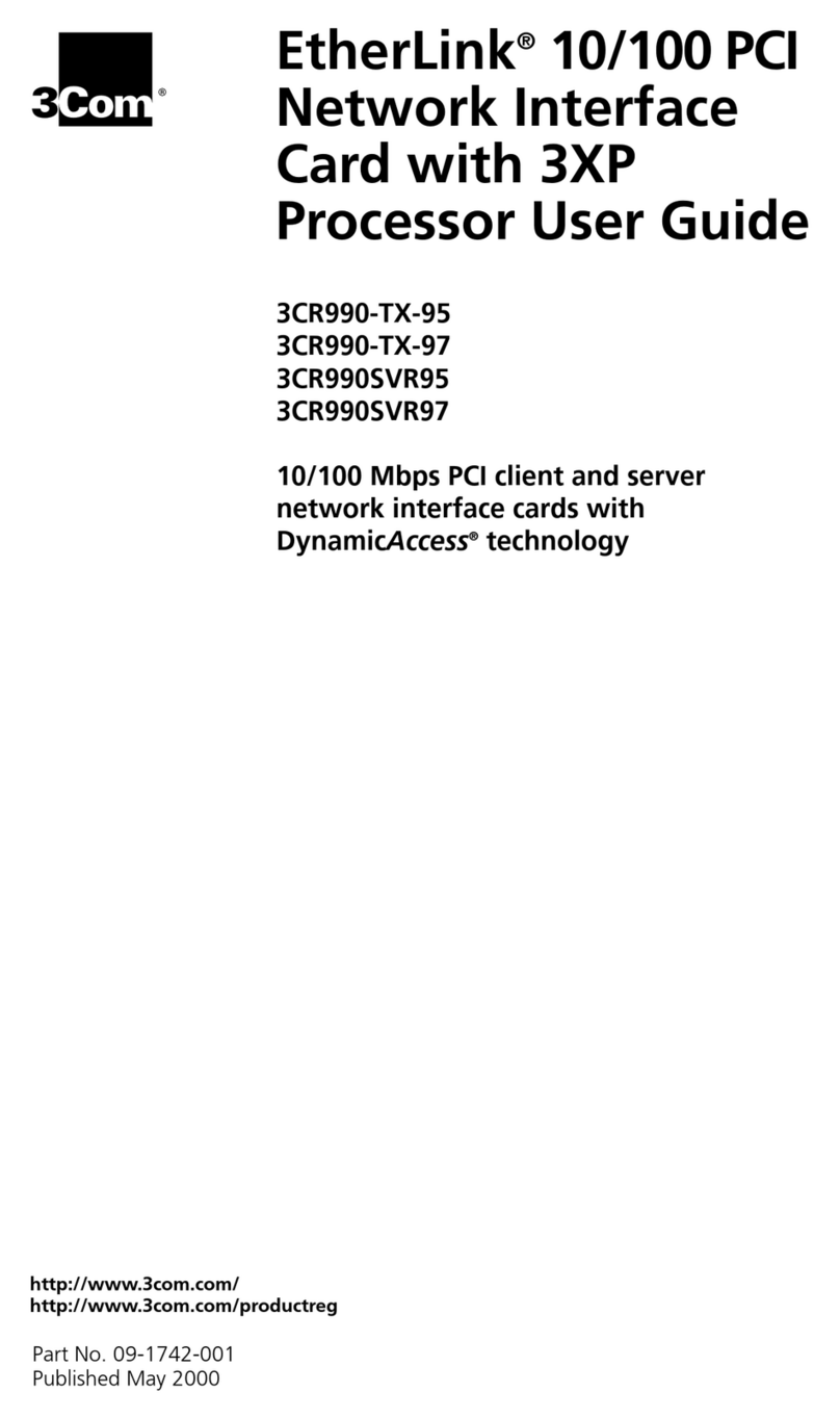 3Com EtherLink 3CR990-TX-95 User manual