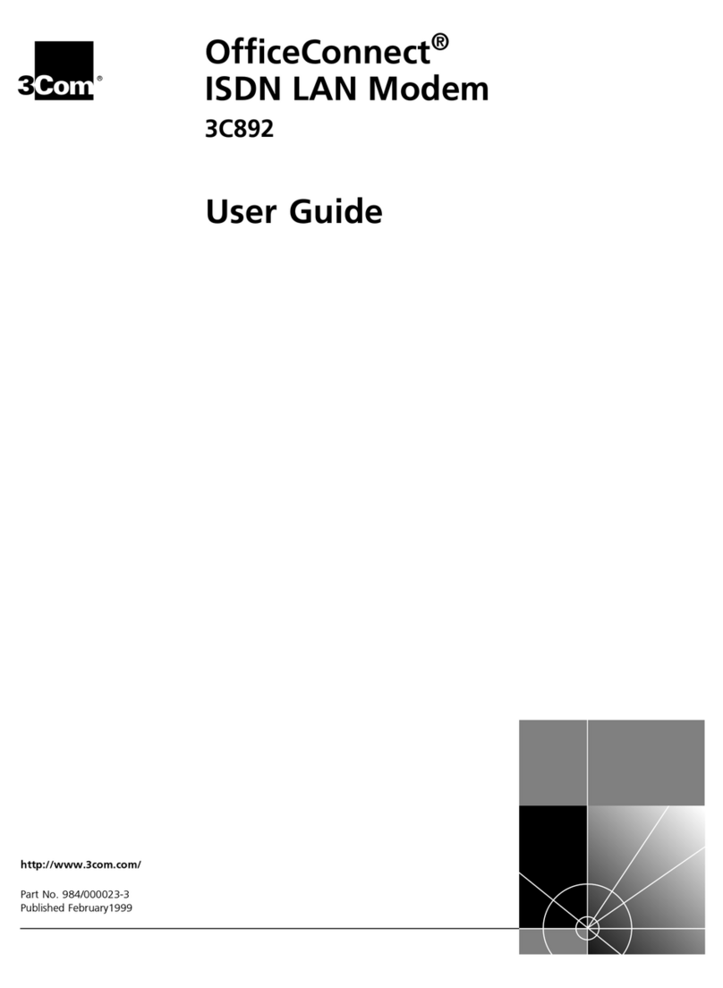 3Com 3C892 - OfficeConnect ISDN Lan Modem Router user guide