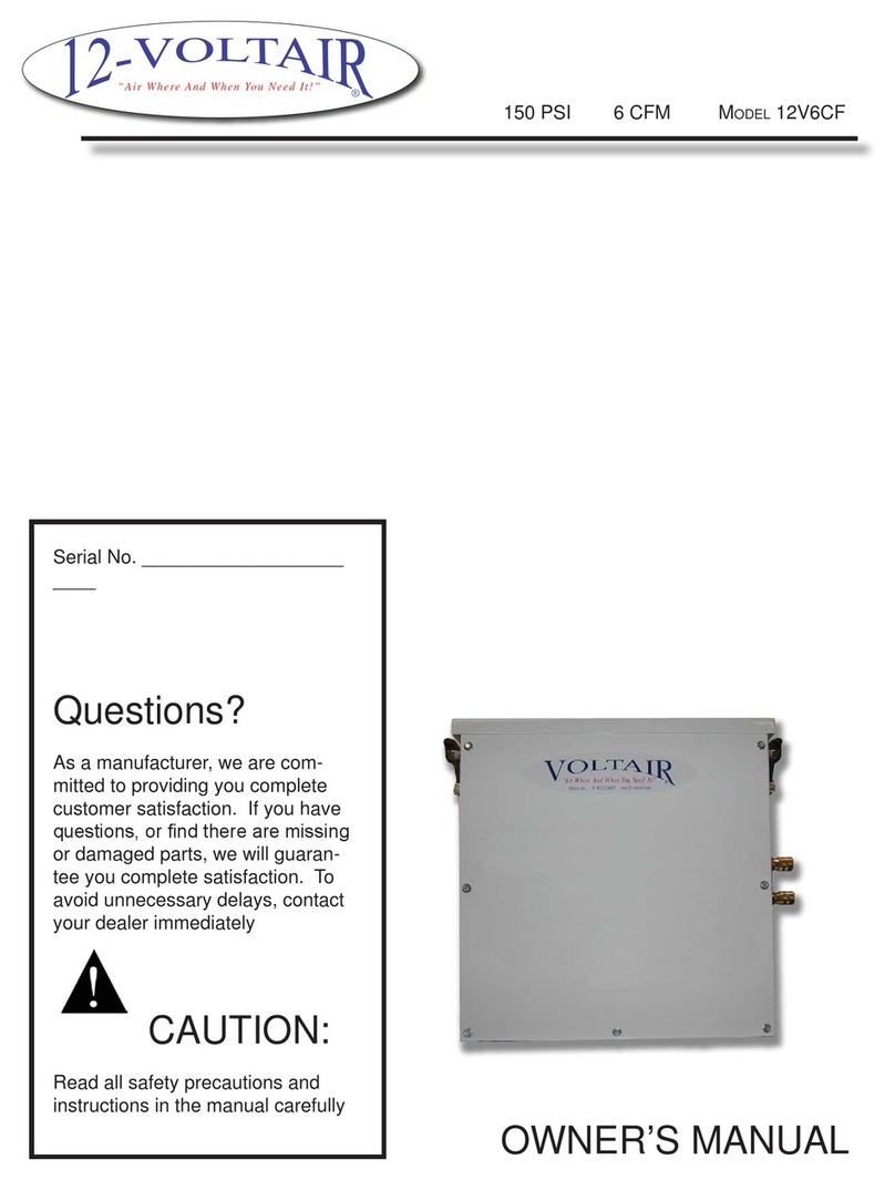 12-Voltair 12V6CF owner's manual 12-Voltair 12V6CF owner's manual