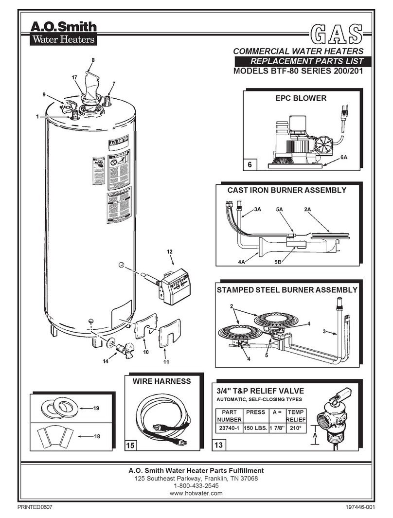 A.O. Smith BTF-80 Application guide
