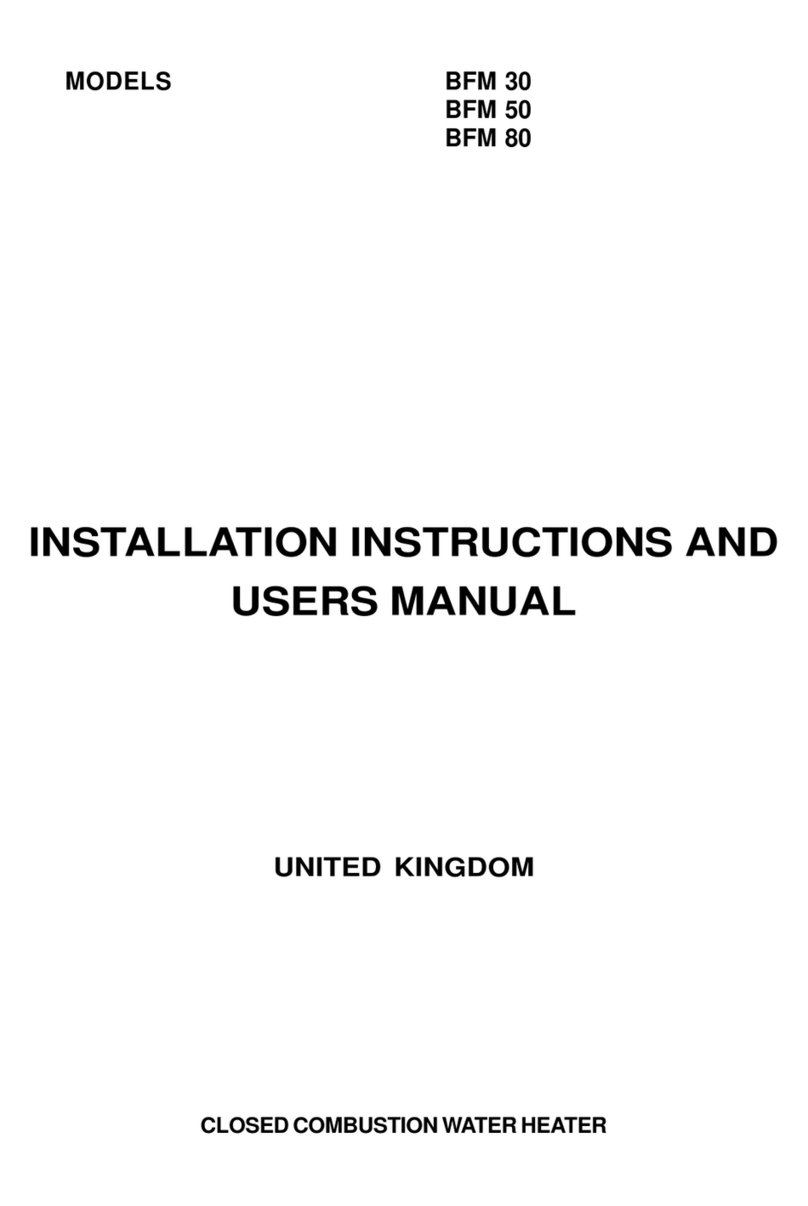 A.O. Smith BFM 30 User manual A.O. Smith BFM 30 User manual