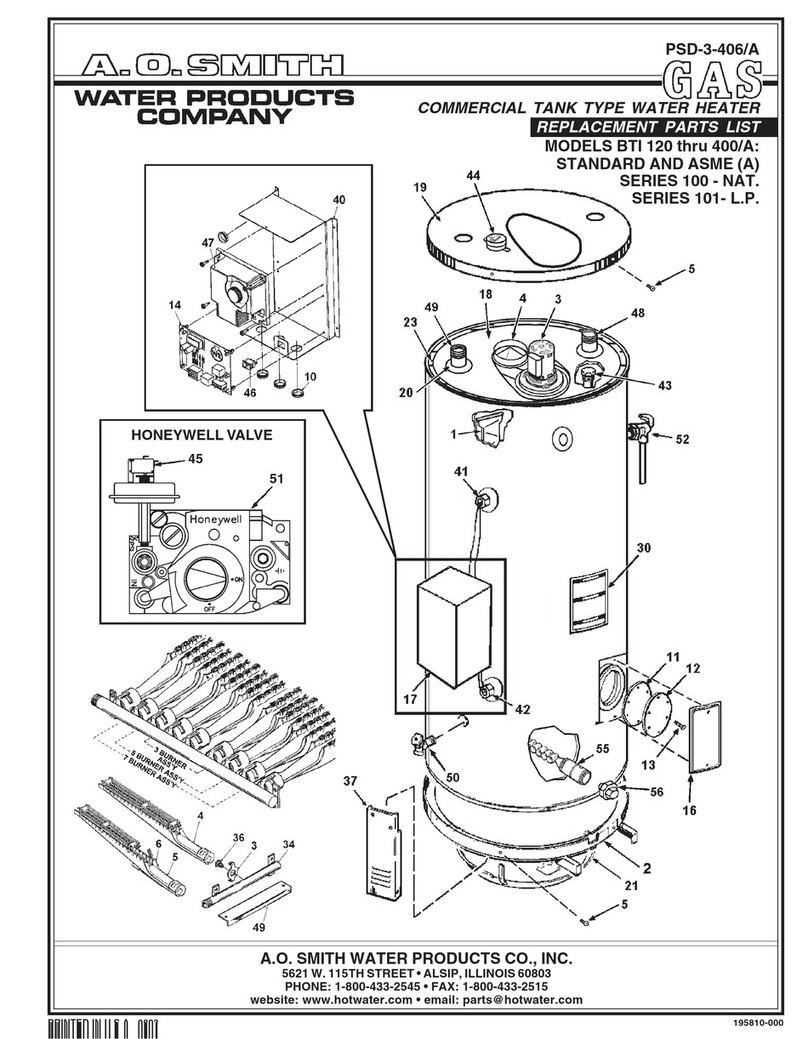 A.O. Smith 400A Application guide
