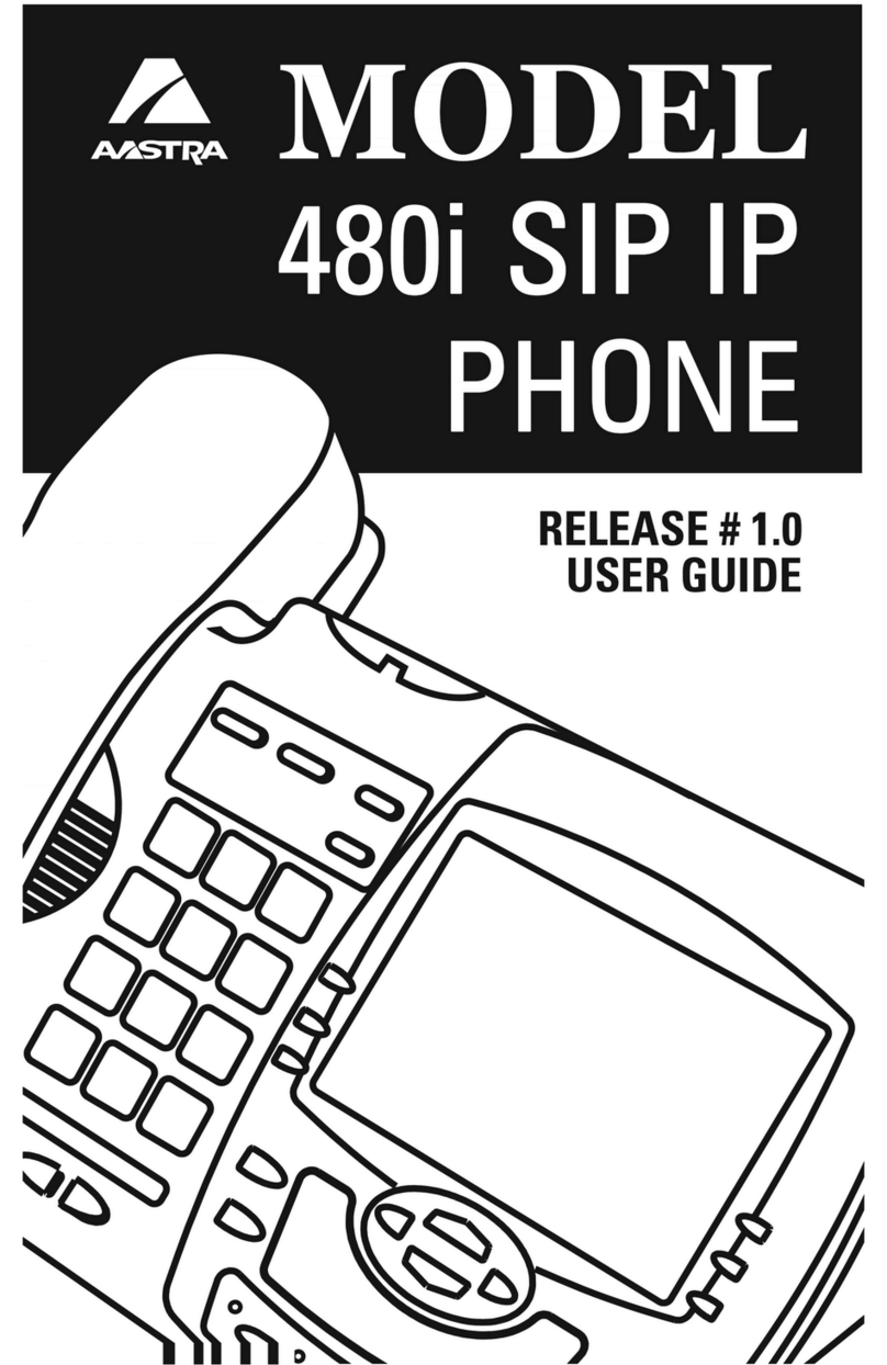 Aastra 480I SIP IP PHONE User manual