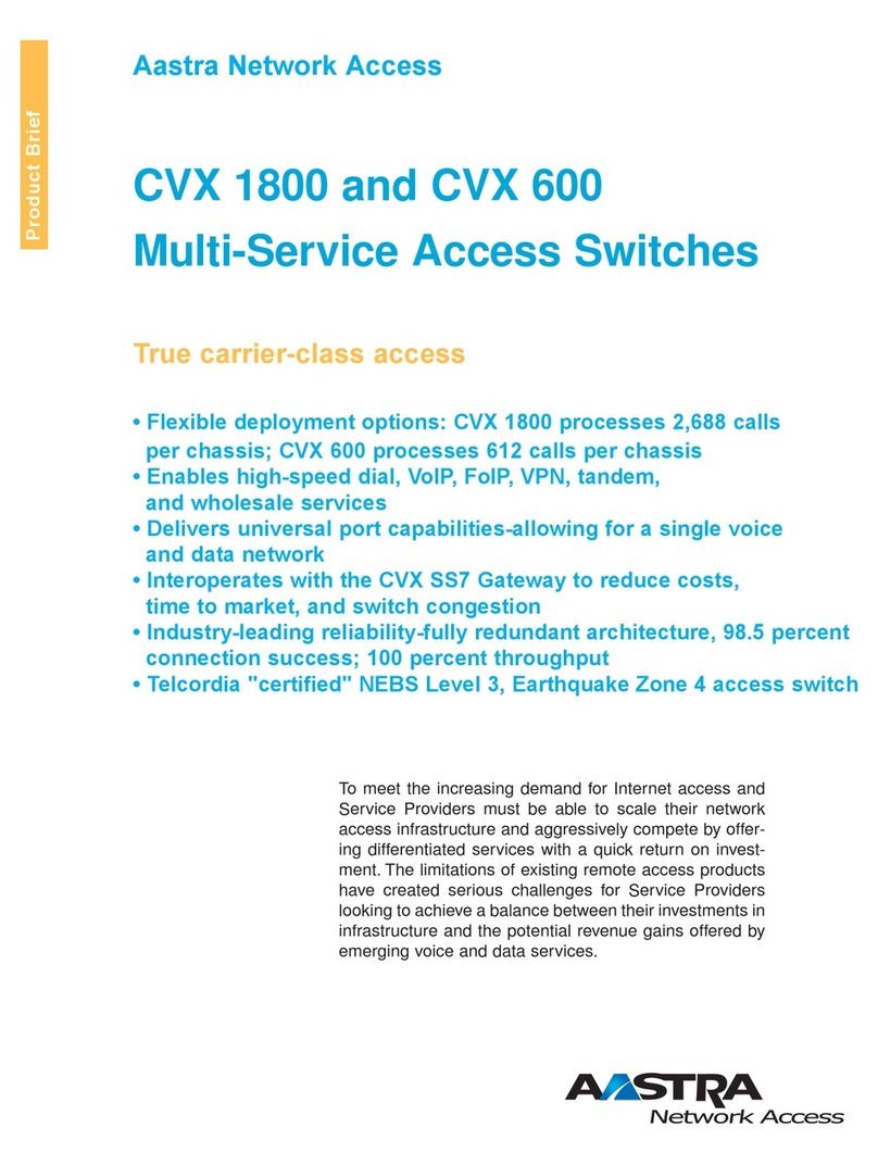 Aastra CVX 1800 Reference guide
