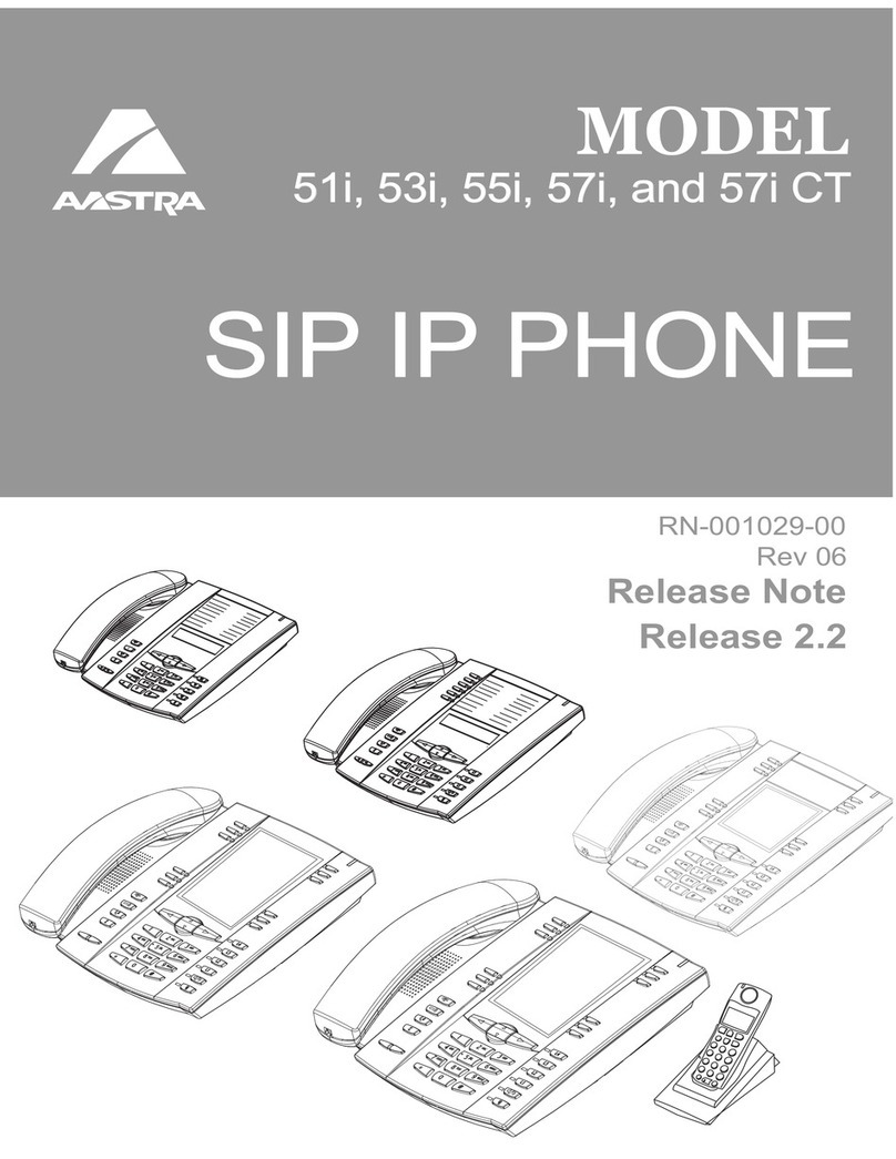 Aastra REV 06 Instruction Manual