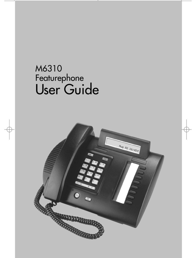 Aastra Featurephone M6310 User manual