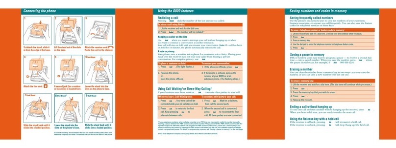 Aastra 8009 User manual