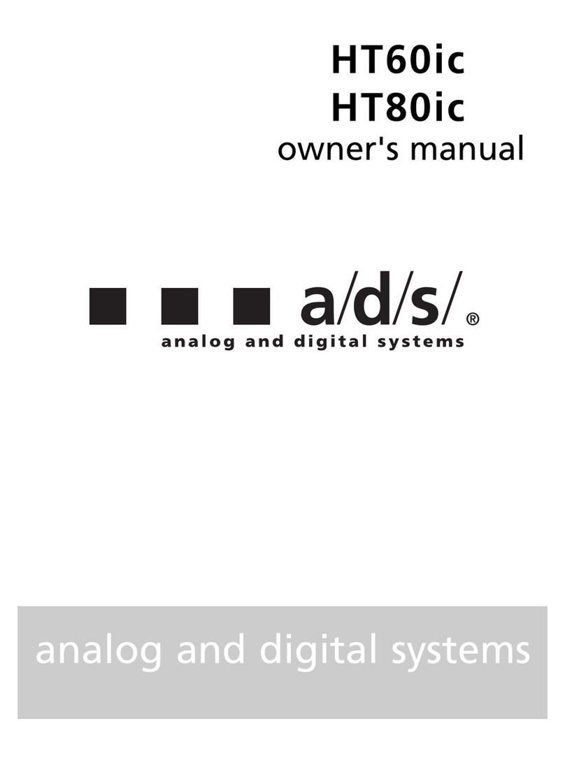 a/d/s/ HT60ic owner's manual