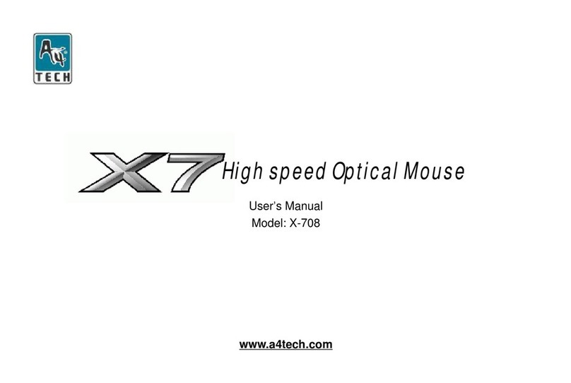 A4Tech X-708 User manual