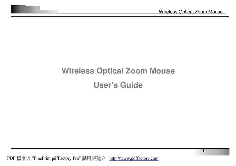 A4Tech Wireless Optical Zoom Mouse User manual