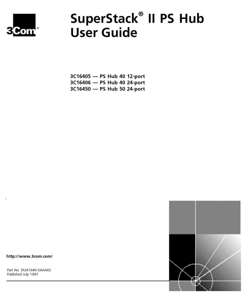 3Com PS Hub 40 User manual