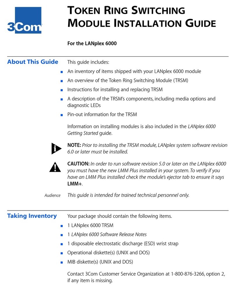 3Com LANplex 6000 User manual