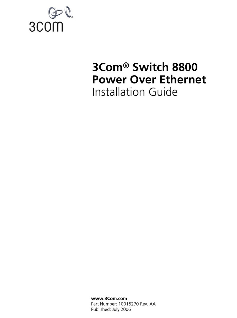 3Com 8800 SERIES User manual