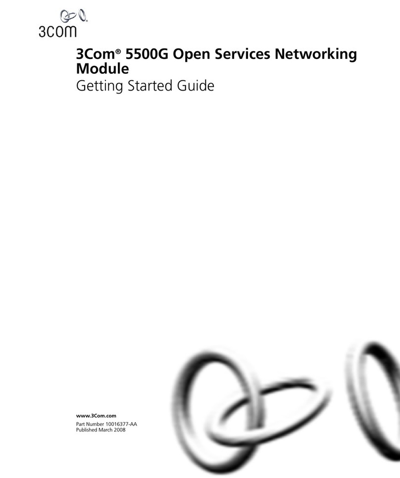 3Com 5500G SERIES User manual