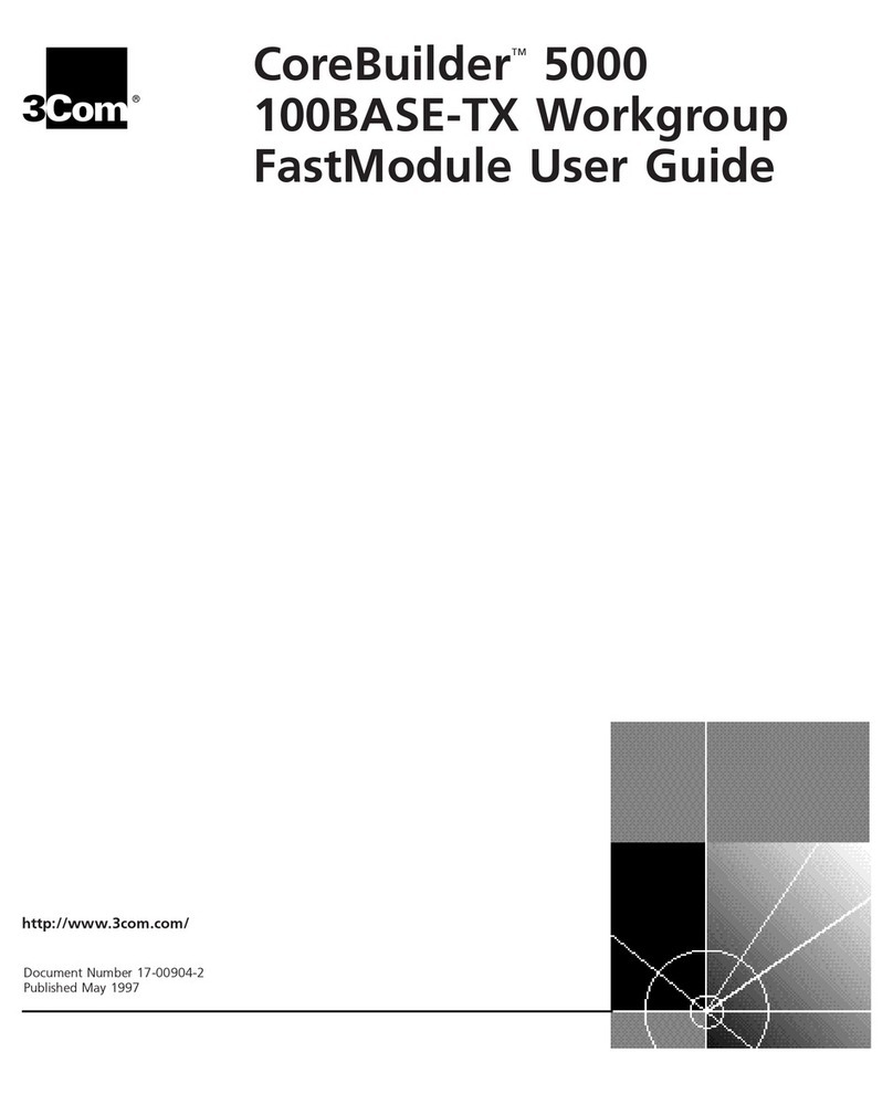 3Com CoreBuilder 5000 User manual
