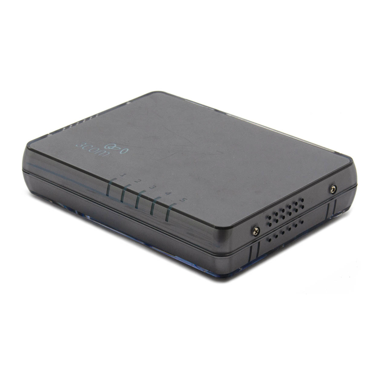 3Com Gigabit Switch 8 User manual