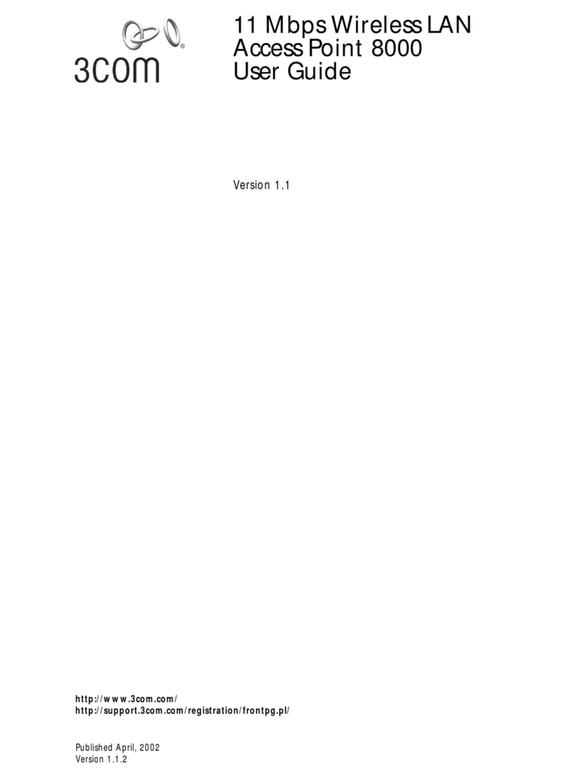 3Com Wireless LAN 11 Mbps User manual