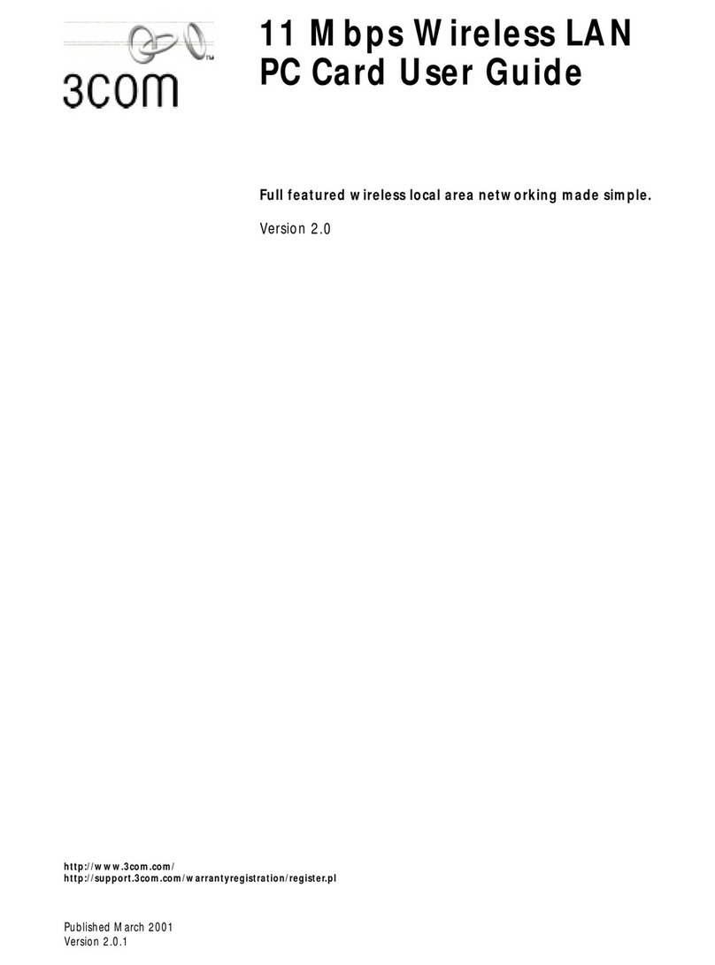 3Com WL-305 user guide