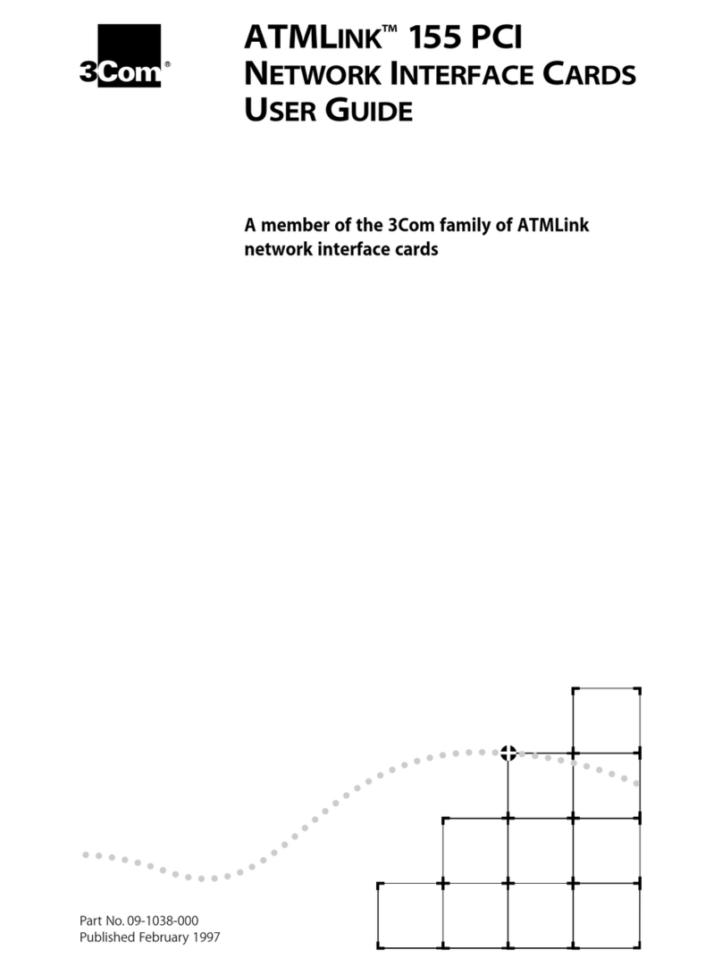 3Com ATMLINK 155 PCI user guide