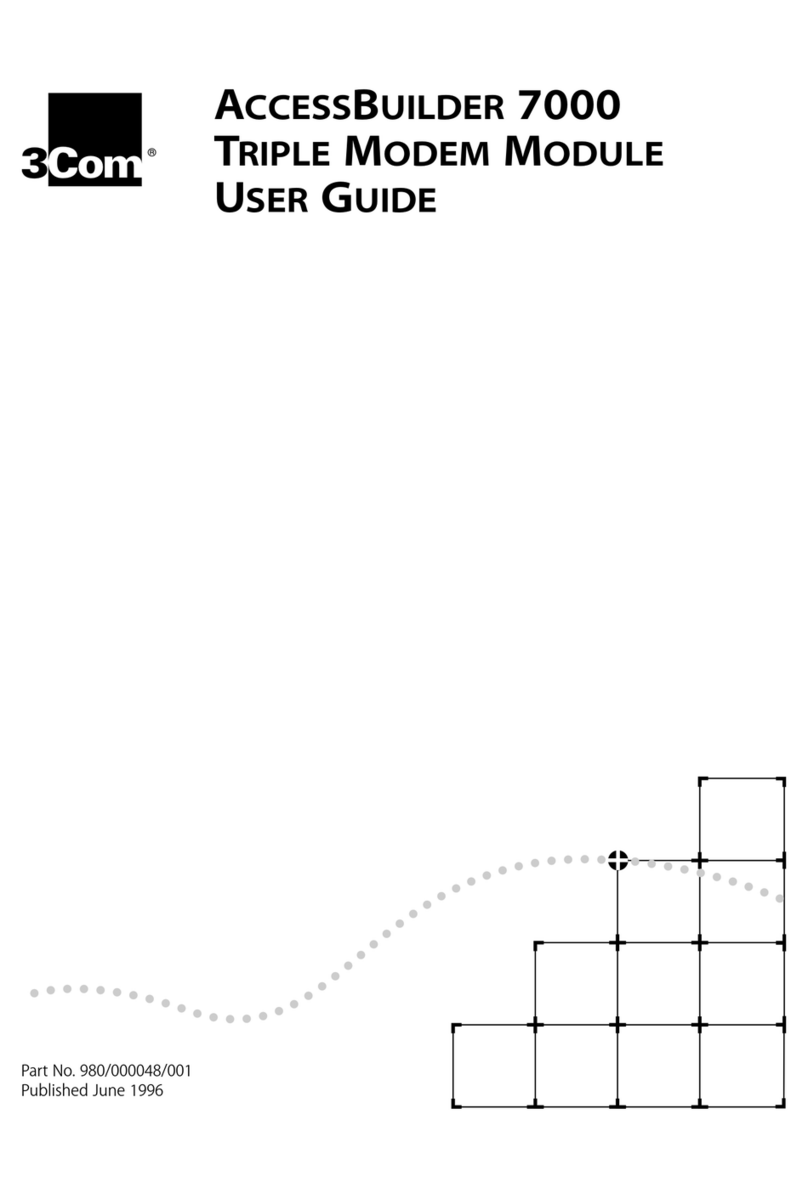 3Com AccessBuilder 980/000048/001 User manual