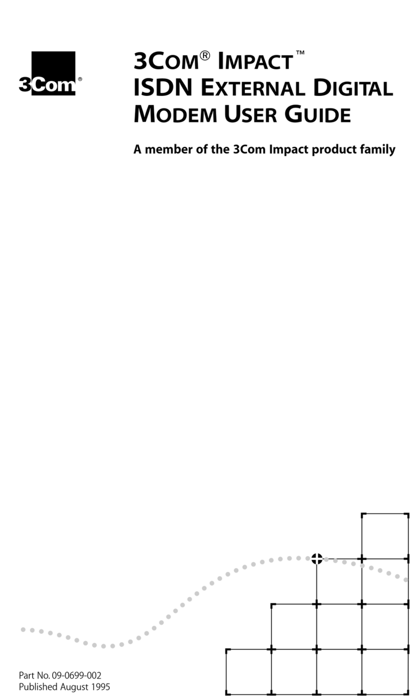 3Com DIGITAL MODEM user guide