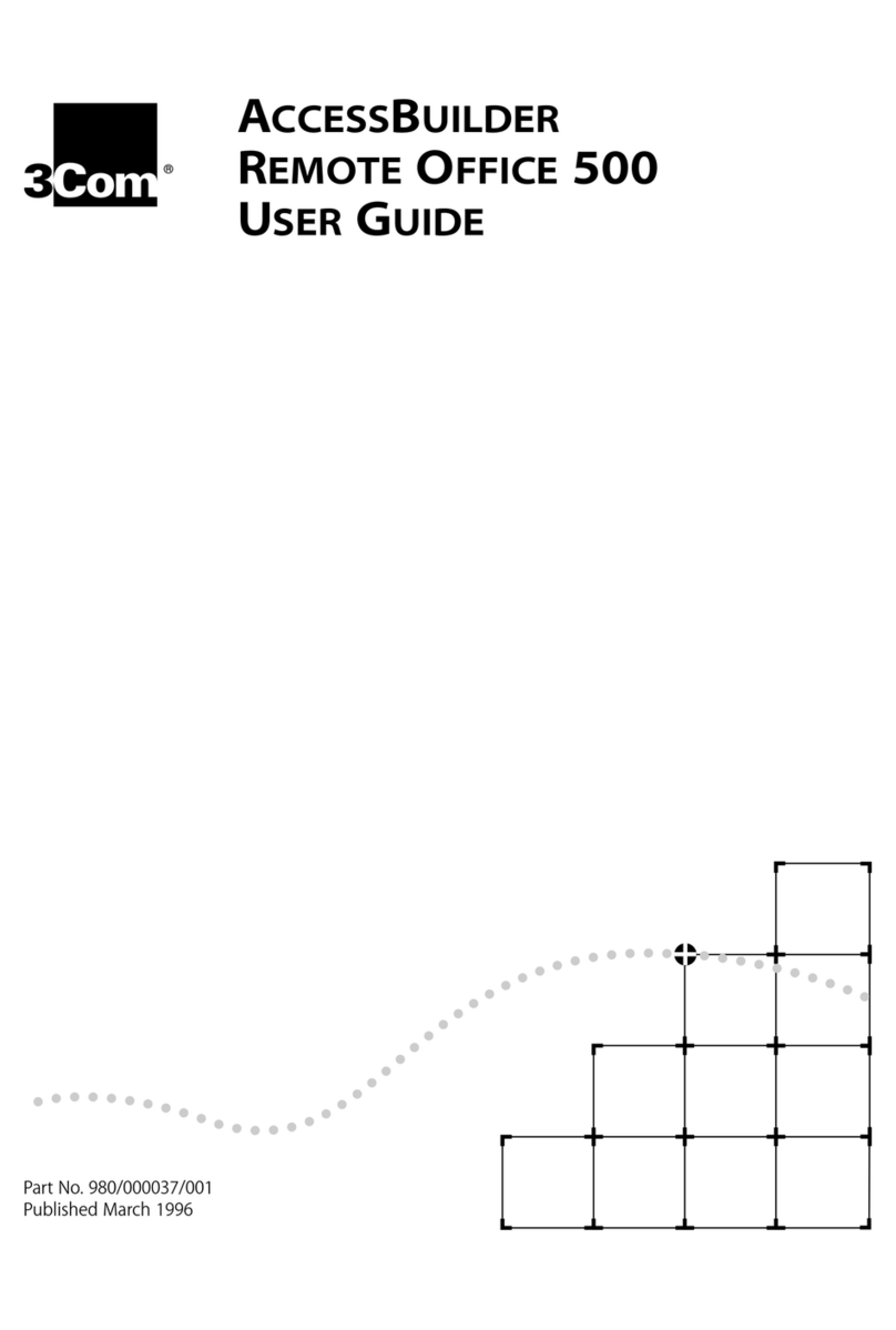 3Com AccessBuilder 500 User manual