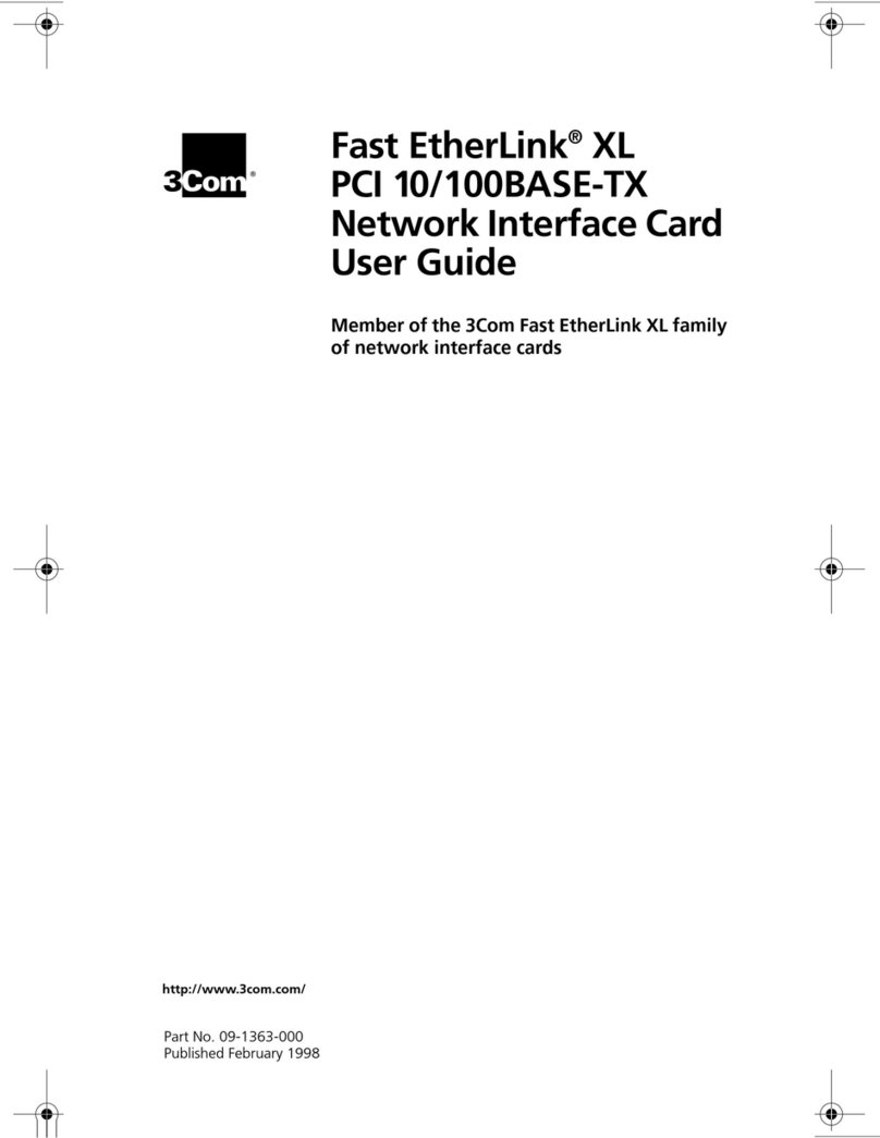 3Com EtherLink XL 10 user guide