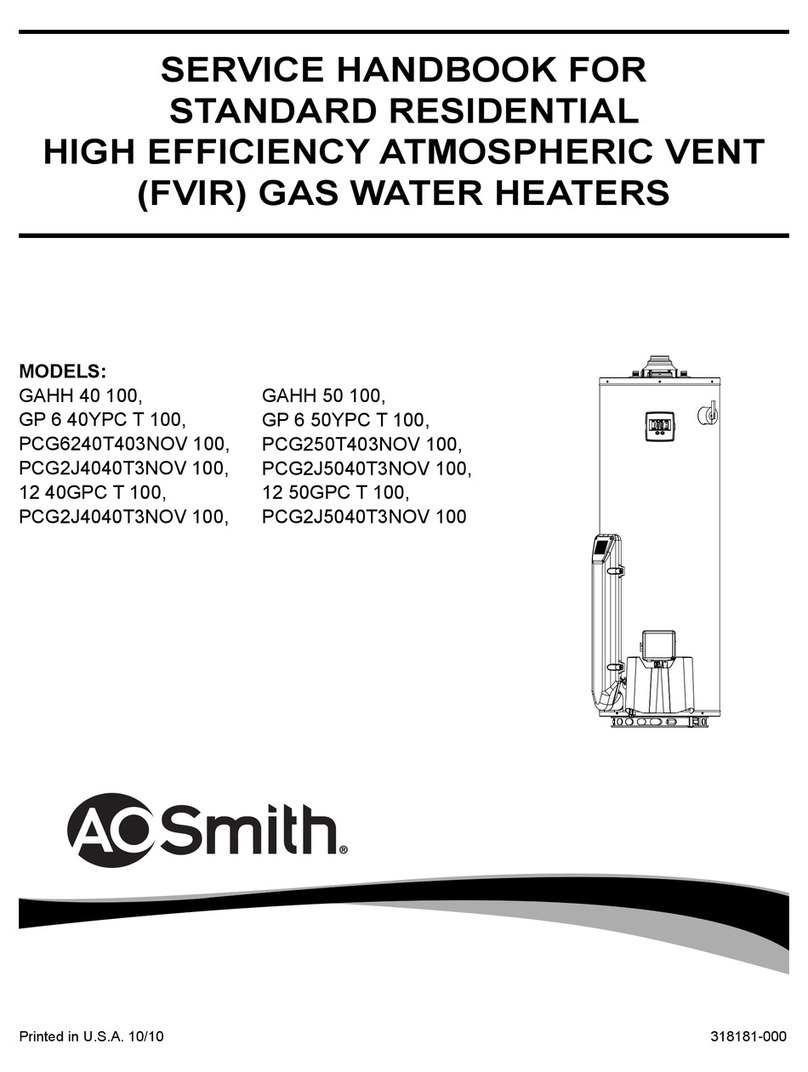 A.O. Smith 12 40GPC T 100 How to use