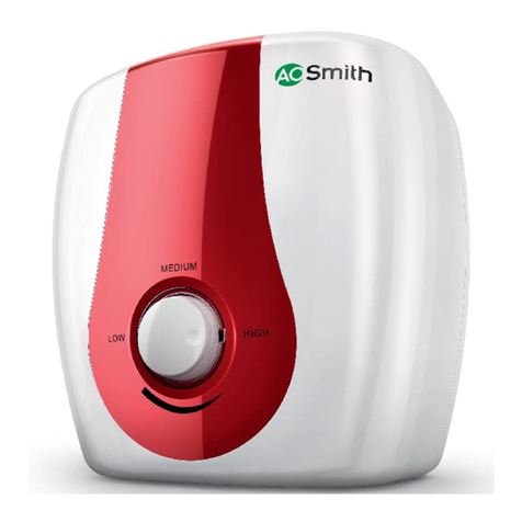 A.O. Smith EWS 10 user manual
