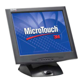 3M M170 - MicroTouch - 17" LCD Monitor User manual