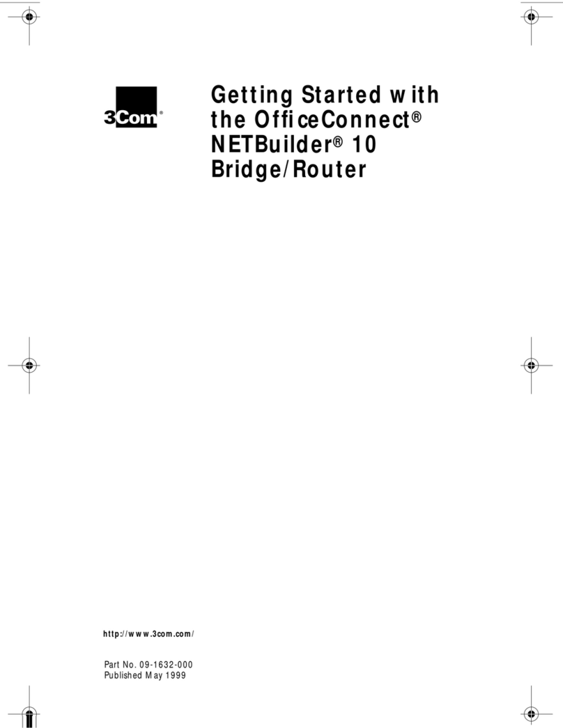 3Com -1623 User manual