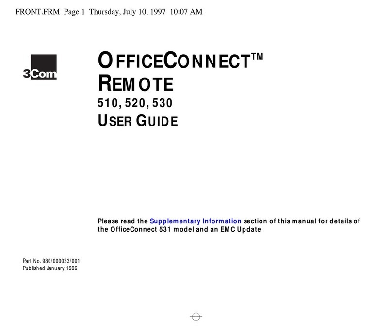 3Com OfficeConnect Remote 510 user guide