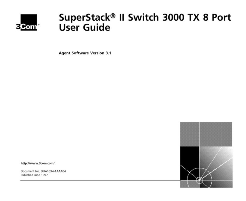 3Com SuperStack II 3000 TX User manual