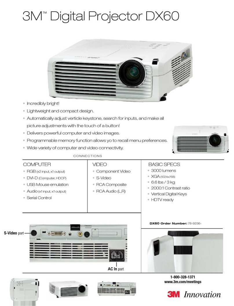 3M DX60 User manual