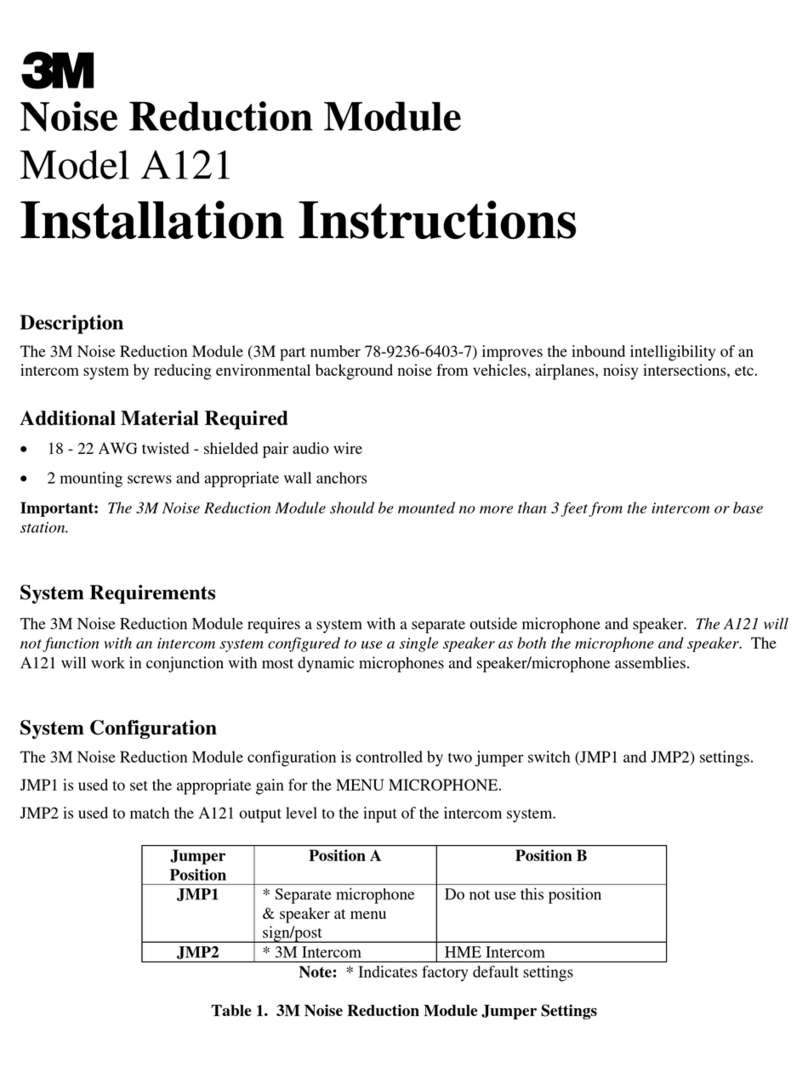 3M A121 User manual