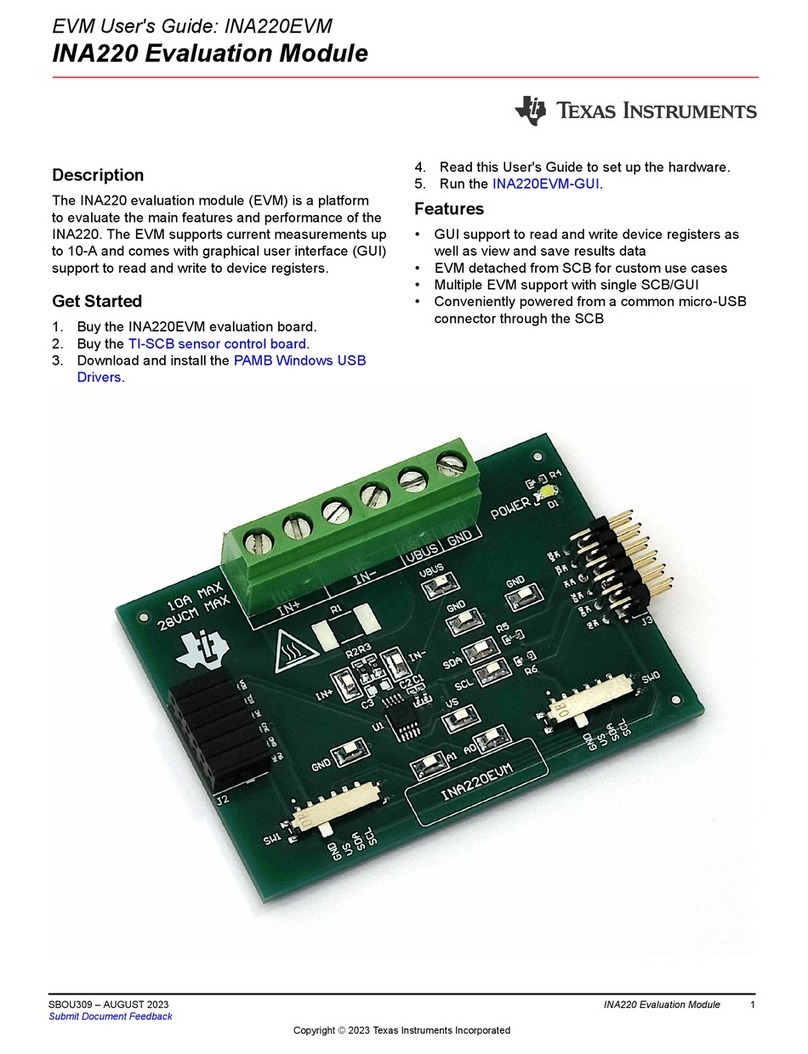 Texas Instruments INA220 User manual