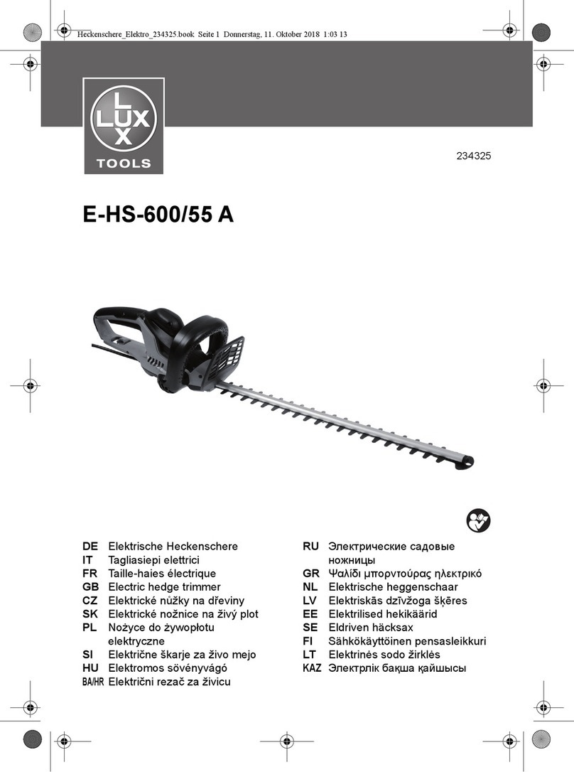 Lux Tools E-HS-600/55 A manual
