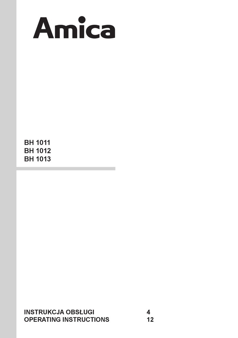 Amica BH 1011 operating instructions