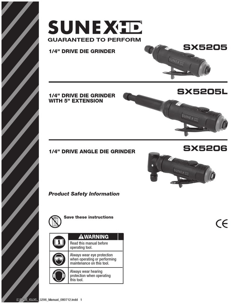 Sunex HD SX5205 manual