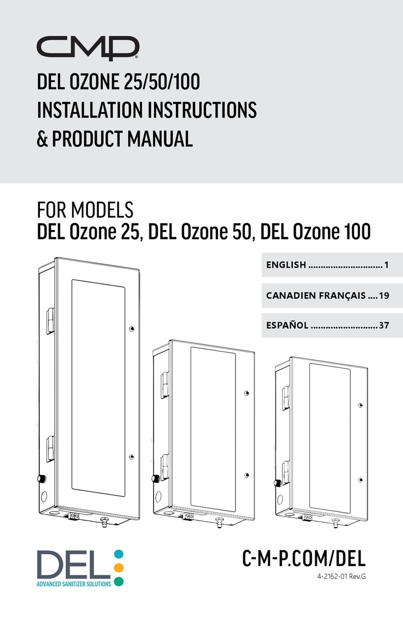 CMP DEL Ozone 25 installation instructions CMP DEL Ozone 25 installation instructions