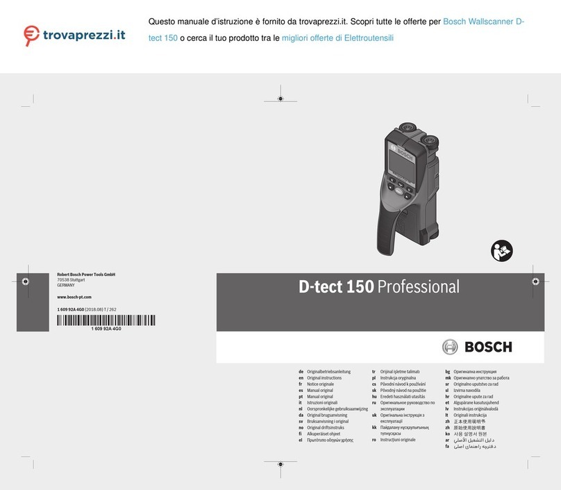 Bosch D-tect 150 Professional Original instructions