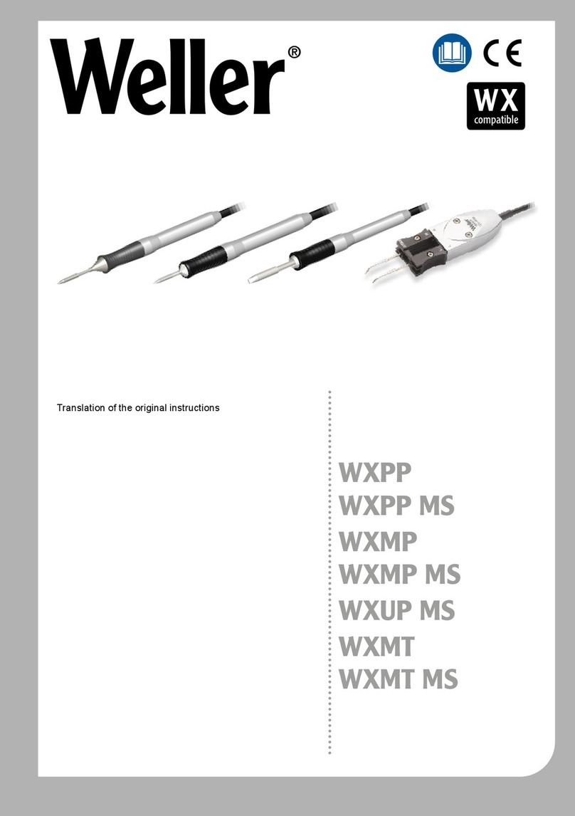 Weller WXPP Translation of the original instructions