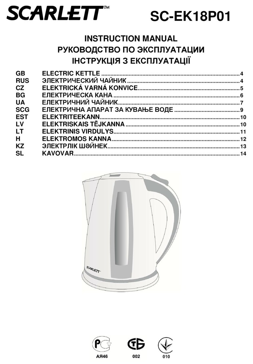 Scarlett SC-EK18P01 User manual