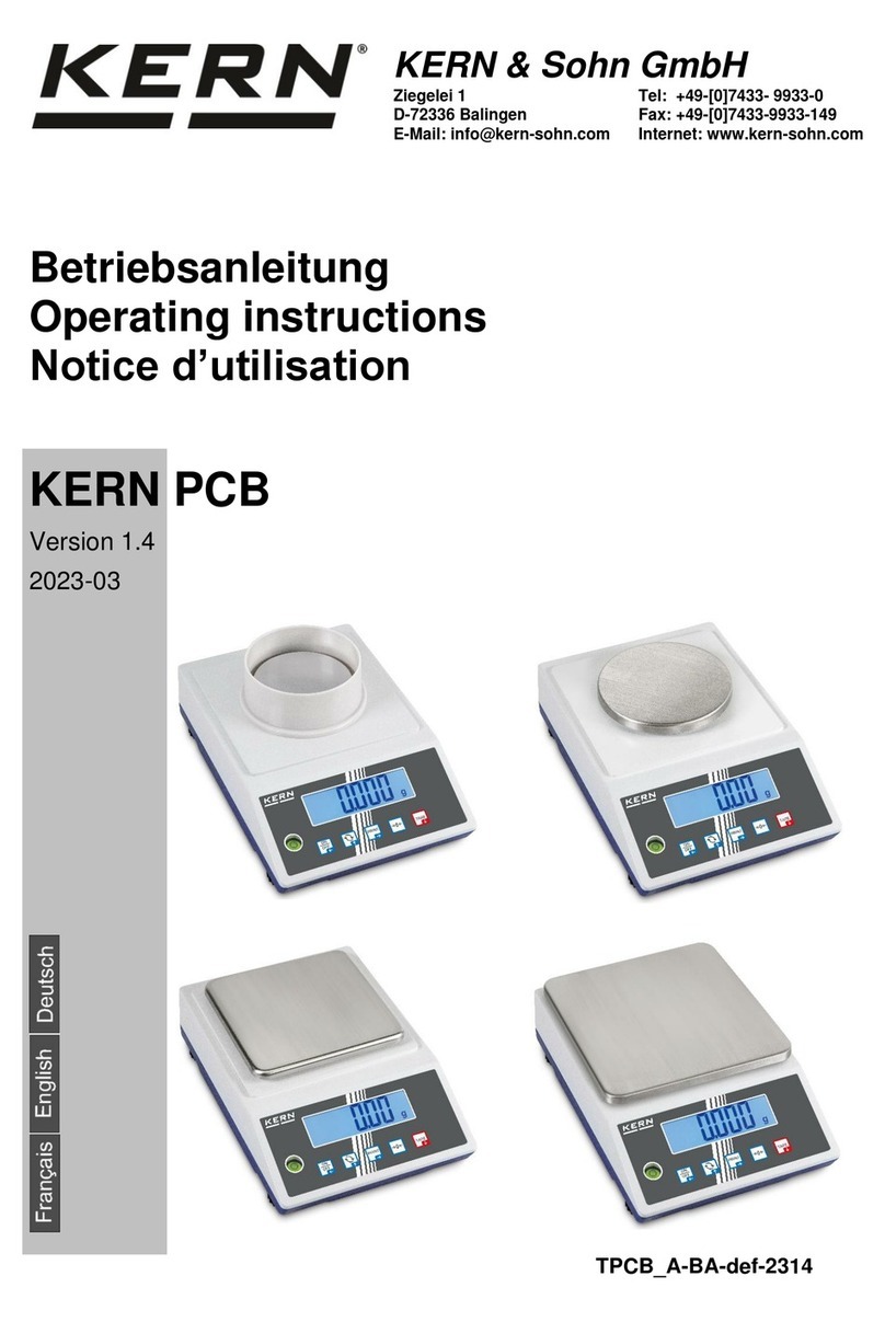 KERN PCB 200-3 User manual