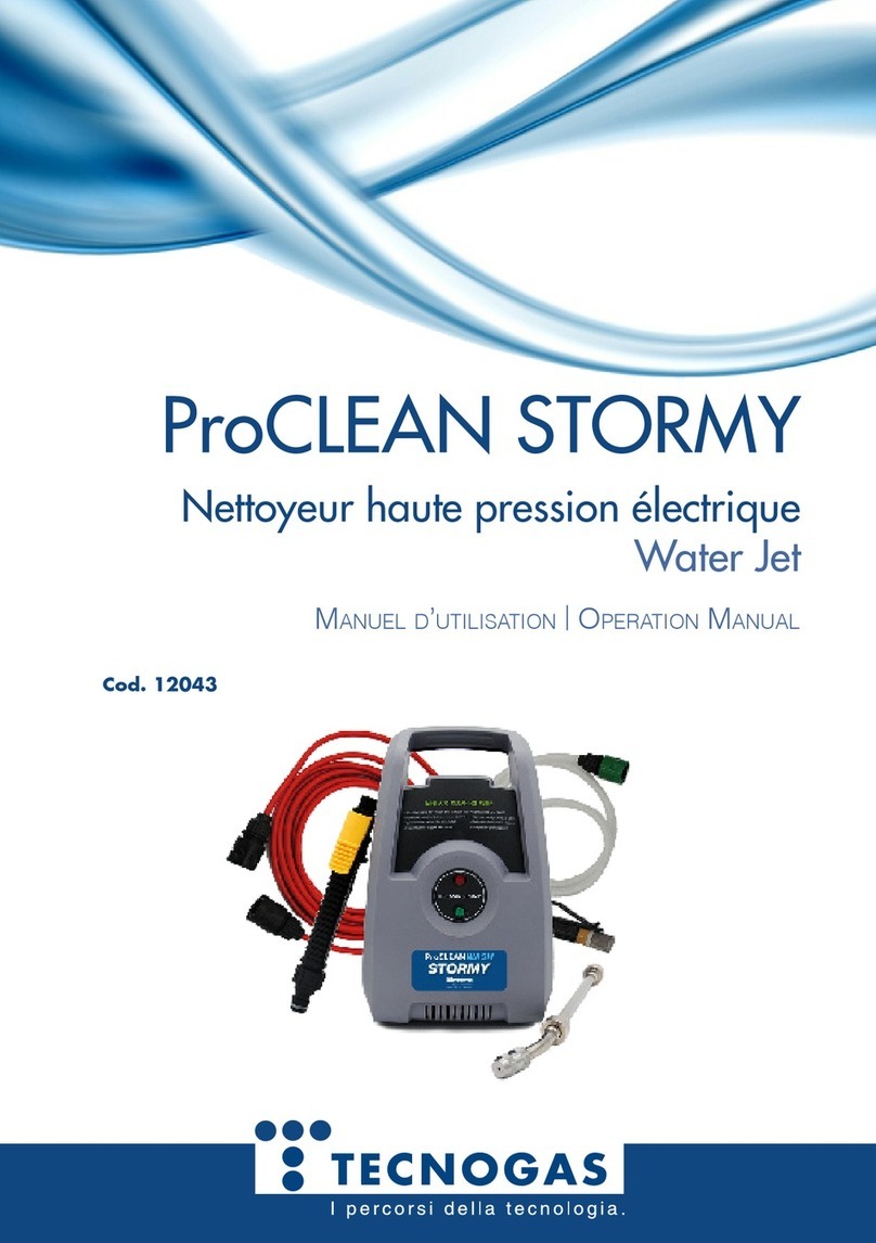 Tecnogas ProCLEAN STORMY Operation manual Tecnogas ProCLEAN STORMY Operation manual
