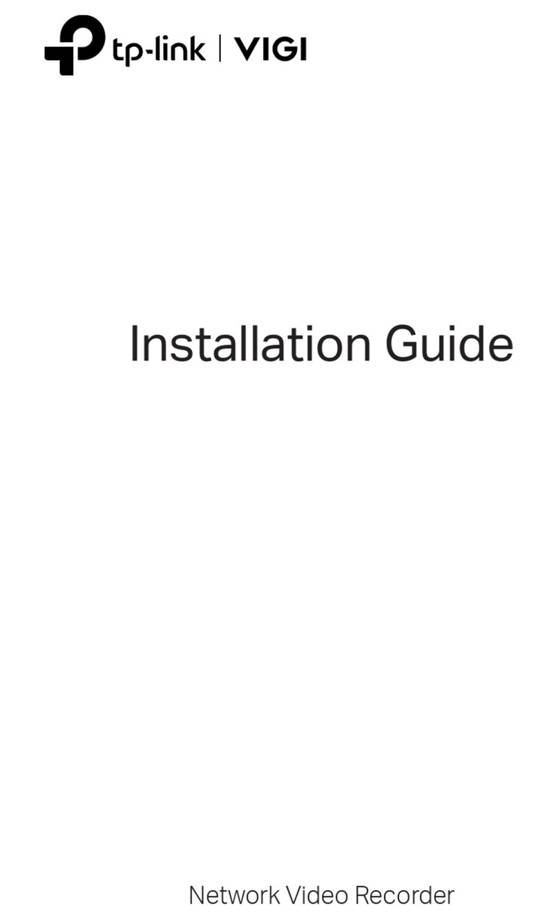 TP-Link VIGI NVR2016H-16MP installation guide TP-Link VIGI NVR2016H-16MP installation guide