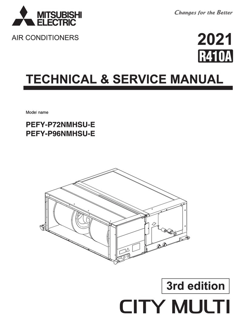 Mitsubishi Electric PEFV-P72NMHSU-E Operating manual