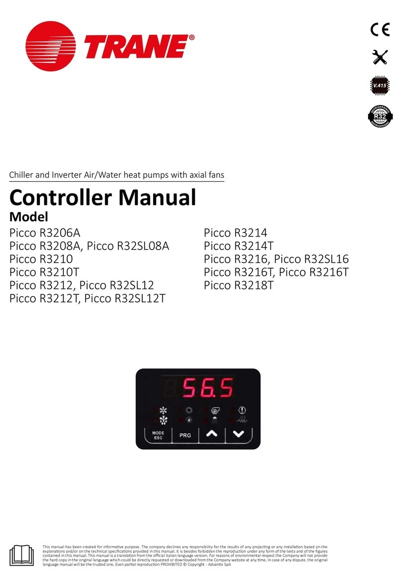 Trane Picco R3206A User manual