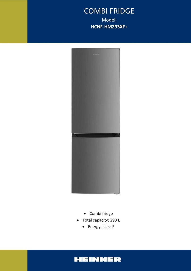 Heinner HCNF-HM293XF+ User manual